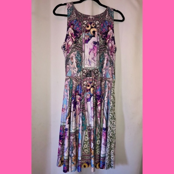 RARE BLACKMILK MUCHA FOUR SEASONS MIDI DRESS XL - Picture 6 of 8